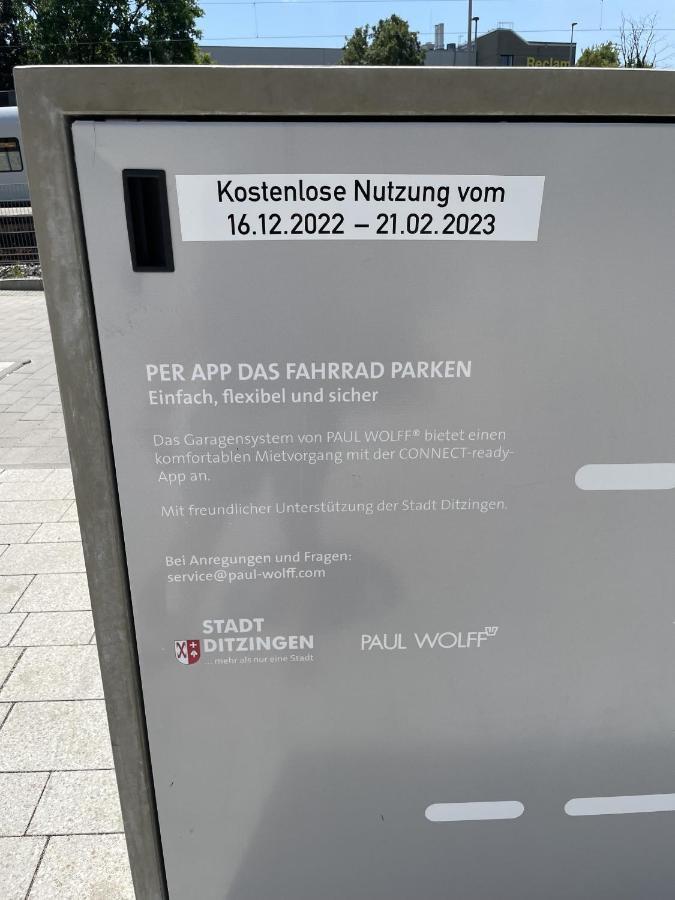 Hotel-Am-Bahnhof Stuttgart-Ditzingen Eksteriør bilde