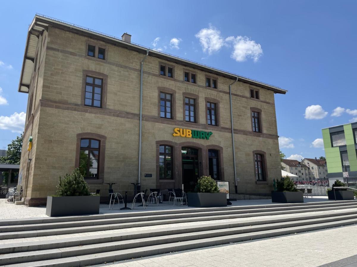 Hotel-Am-Bahnhof Stuttgart-Ditzingen Eksteriør bilde
